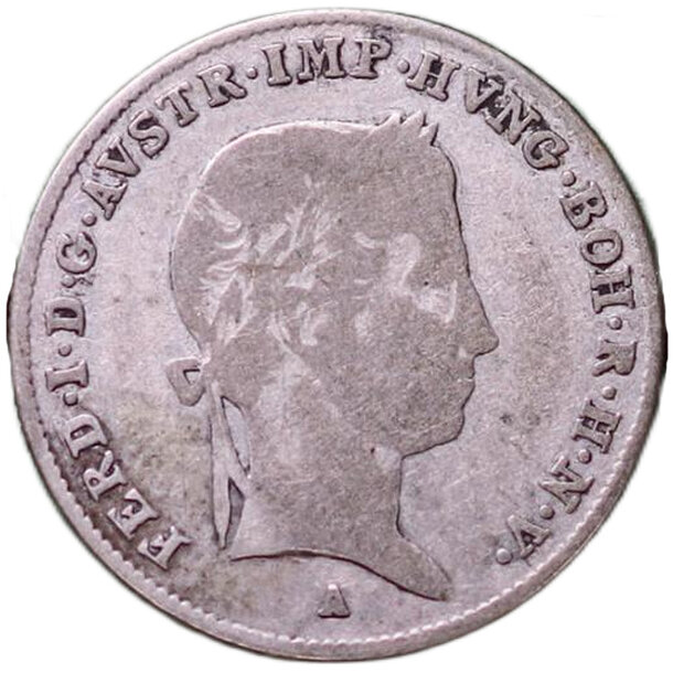 10 grajciar ferdinand v. 1837 a - 10 Grajciar Ferdinand V. 1837 A-1