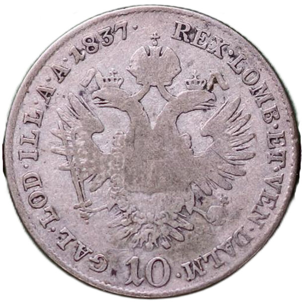 10 grajciar ferdinand v. 1837 a - 10 Grajciar Ferdinand V. 1837 A-2