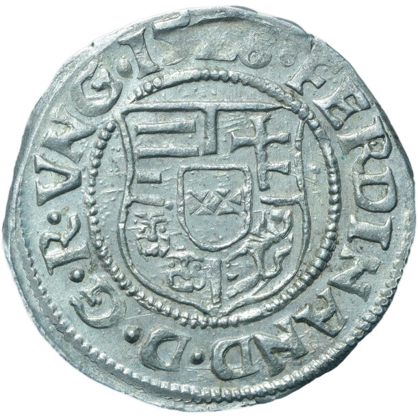 1 denár ferdinand i. 1528 kremnica (kb) - 1-denar-1528-kb-ferdinand-i-1