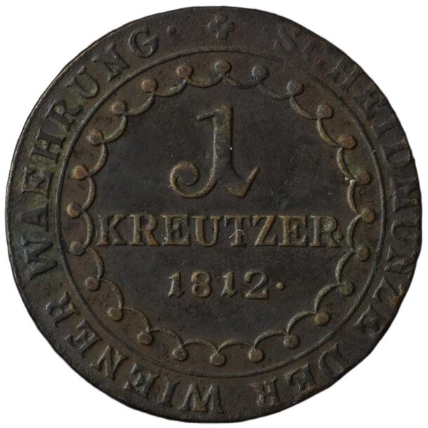 1 grajciar františek ii.1812 b - 1-krejcar-1812-b-2