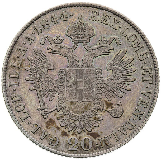 20 grajciar ferdinand v. 1844 c - 20 Grajciar Ferdinand V. 1844 C-2