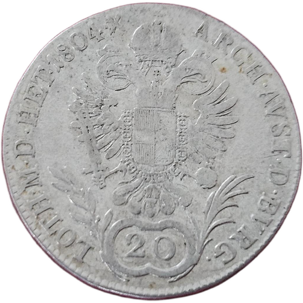 20 grajciar františek ii.1804 a - 20-krejcar-frantisek-ii-1804-a-2