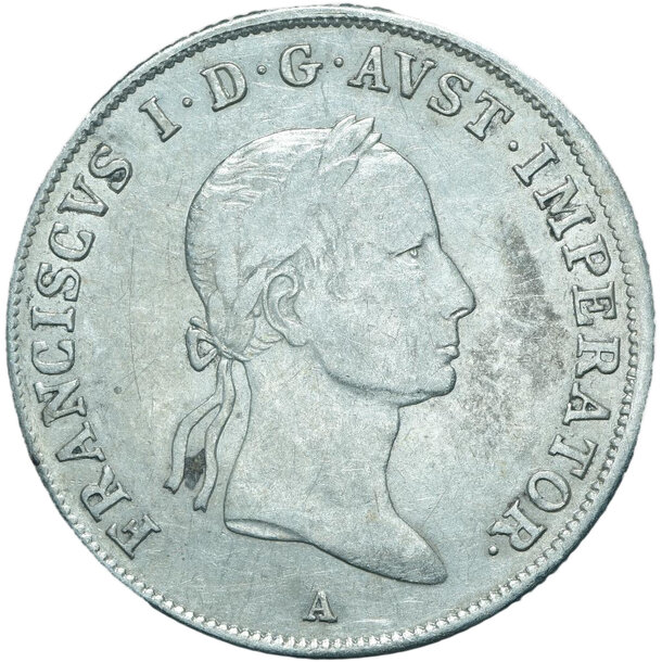 20 grajciar františek ii.1831 a - 20-kreuzer-1831-a-frantisek-ii-3