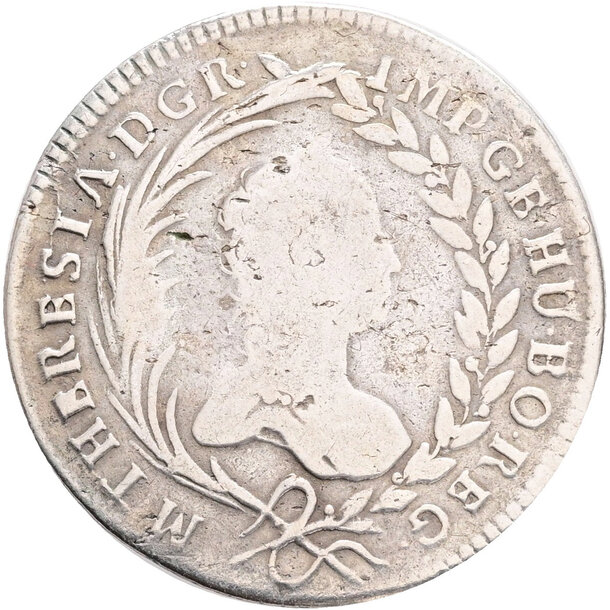 20 grajciar mária terézia 1763 - 20 Grajciar Mária Terézia 1763 Praha-1