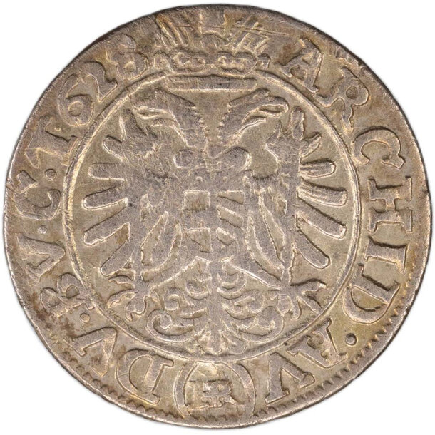 3 grajciar ferdinand ii. 1628 vratislav (vr hr) - 3 Grajciar Ferdinand II. 1628 Vratislav 2