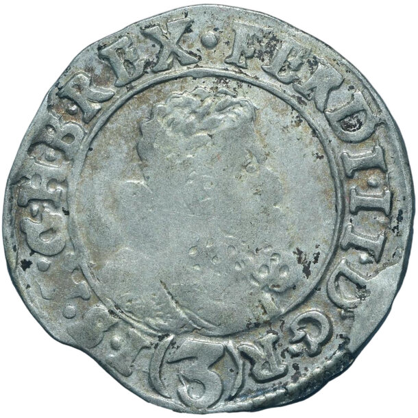 3 grajciar ferdinand ii. 1630 jáchymov (jo) - 3-kreuzer-1630-jachymov-ferdinand-ii-1