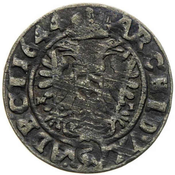 3 grajciar ferdinand iii. 1644 vratislav (vr) - 3 Grajciar Ferdinand III. 1644 Vratislav-2