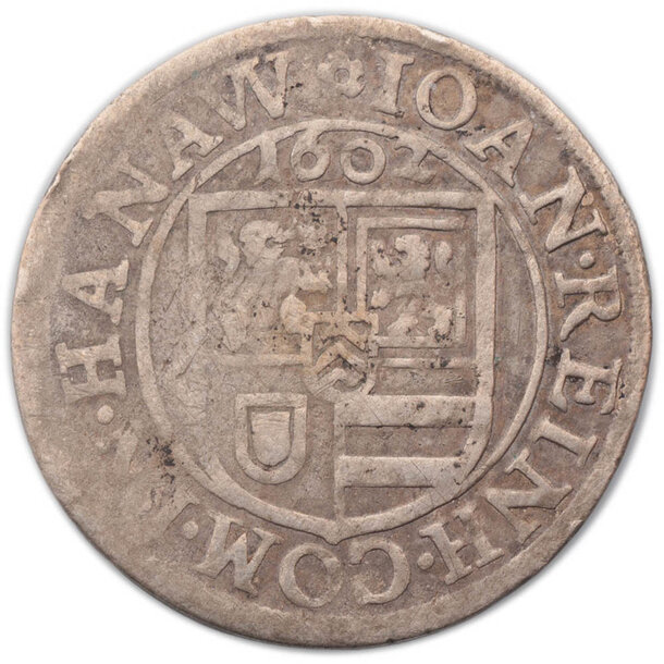 3 grajciar hanau-lichtenberg 1602 johan reinhard i. - Hanau-Lichtenberg-3-Grajciar-1602-1