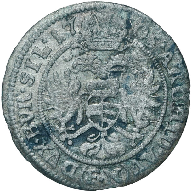 3 grajciar leopold i. 1705 vratislav (br fn) - 3-kreuzer-1705-vratislav-leopold-i-3