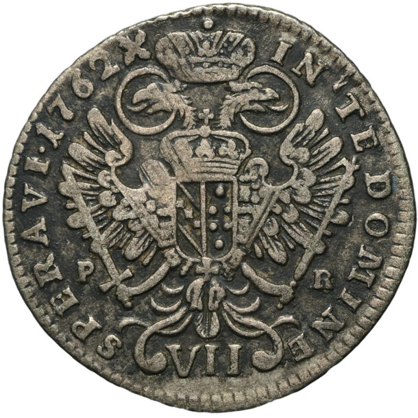 Vii grajciar františek lotrinský 1762 pr - VII Grajciar František Lotrinský 1762 PR-2