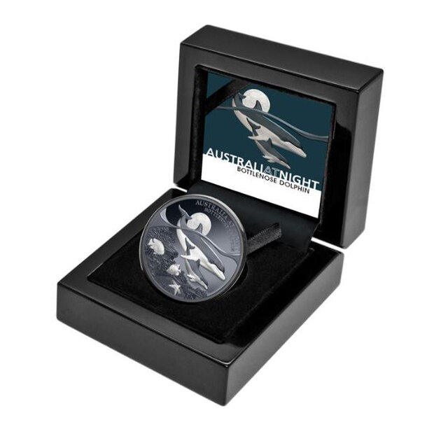 1 dollar niue 2025 - delfín skákavý - proof - 1-dollar-niue-2025-delfin-3