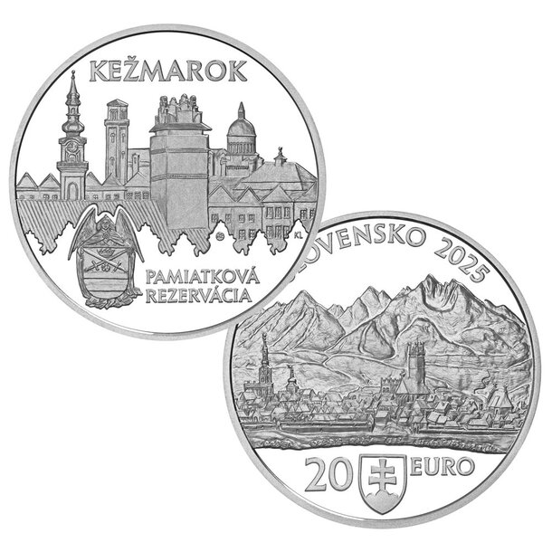 20 euro slovensko 2025 - kežmarok - 20_euro_Kezmarok_2025