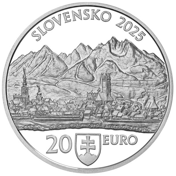 20 euro slovensko 2025 - kežmarok - 20_euro_Kezmarok_2025_A