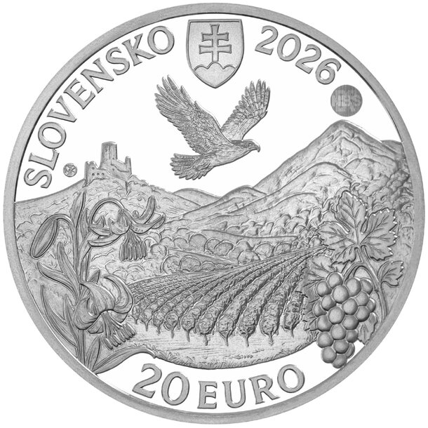 20 euro slovensko 2026 - malé karpaty - 20 EURO Slovensko 2026 - Malé Karpaty-1