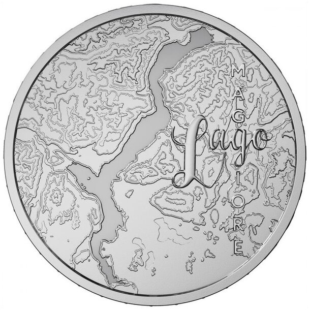 20 francs švajčiarsko 2025 - maggiore jazero - proof - 20 Francs Švajčiarsko 2025 - Maggiore jazero-1