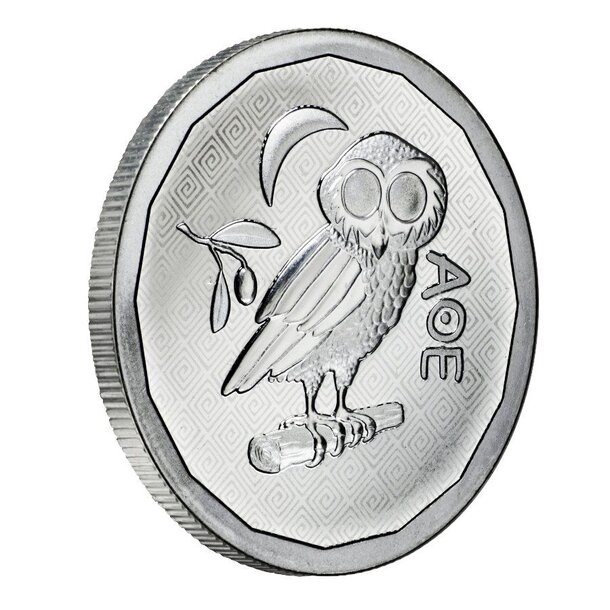 1 pound sv. helena 2024 - aténska sova - 1 Pound Sv. Helena 2024 - Aténska sova-3