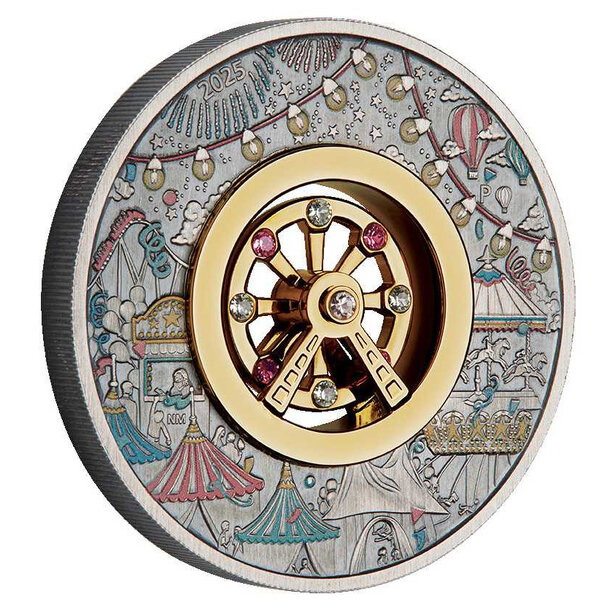 2 dollars tuvalu 2025 - ruské koleso - 2-Dollars-Tuvalu-2025-Ruské-koleso-3