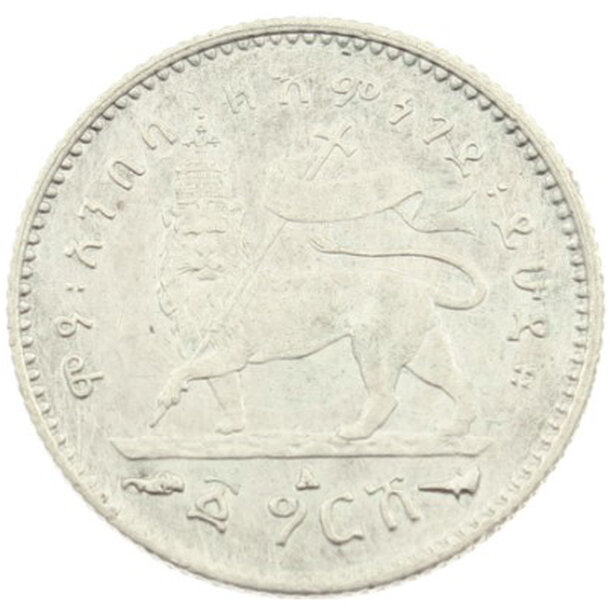 1 gersh menelik ii. etiópia 1895 - 1 Gersh Menelik II. 1895 -2