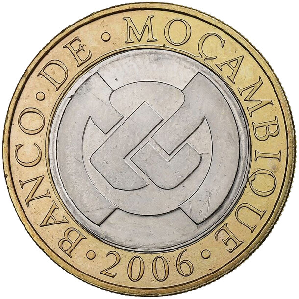 10 meticais mozambik 2006 - 10 Meticais Mozambik 2006-2