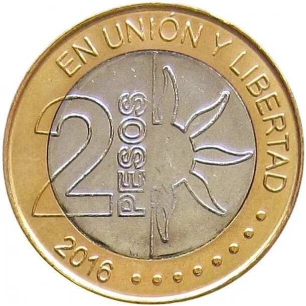 2 pesos argentína 2016 - nezávislosť - argentina-2-pesos-2016-3