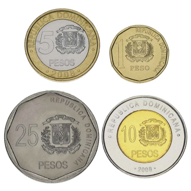 Set mincí dominikánska republika 2023 - Set mincí - Dominikánska republika 4 ks 2023-2