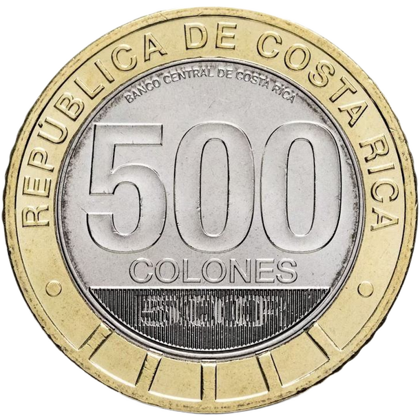 500 colones kostarika 2024 - partido de nicoya - 500 Colones Kostarika 2024 - Partido de Nicoya-2