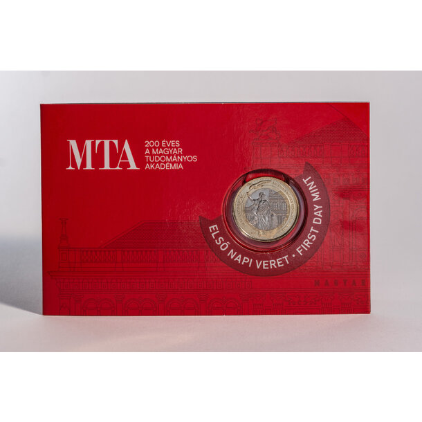 200 forint maďarsko 2025 - maďarská akadémia vied - MTA200 200Ft First day mint blisterp