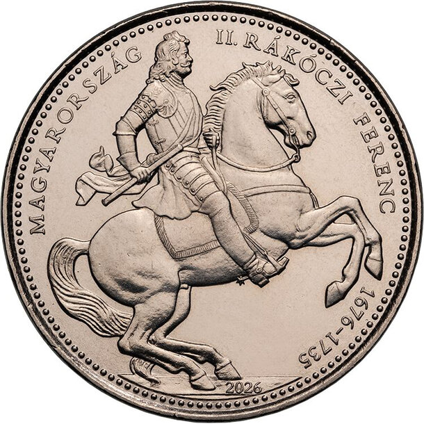 50 forint maďarsko 2026 - františek ii. rákóczi - 50 Forint Maďarsko 2026 - František II. Rákóczi-1