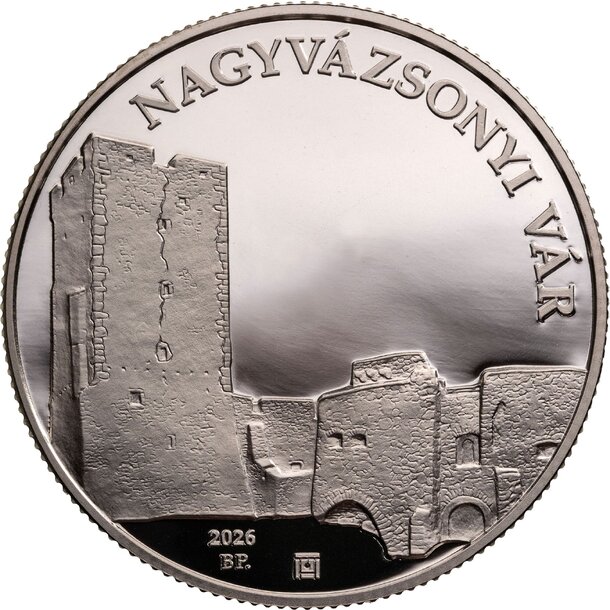25 000 forint maďarsko 2026 - hrad nagyvázsony - proof - 25 000 Forint Maďarsko 2026 - Hrad Nagyvázsony-1