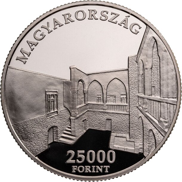 25 000 forint maďarsko 2026 - hrad nagyvázsony - proof - 25 000 Forint Maďarsko 2026 - Hrad Nagyvázsony-2