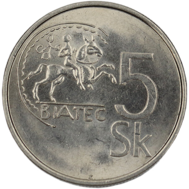 5 koruna slovenská republika 2007 - 5 Koruna SR 2007-1