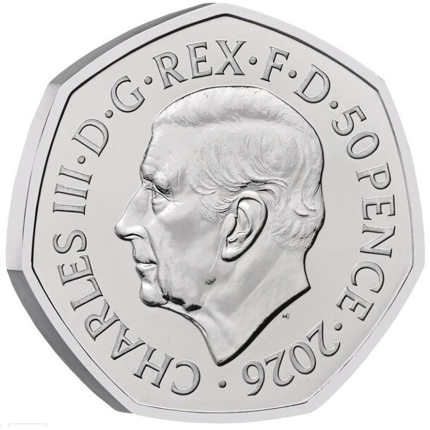 50 pence veľká británia 2026 - fire - PM 50 Pence Veľká Británia 2026 - Fire 2