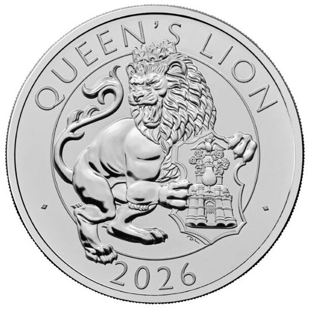 5 pounds veľká británia 2026 - tudor lion - blister - 5 Pounds Veľká Británia 2026 Tudor Lion-blister-1