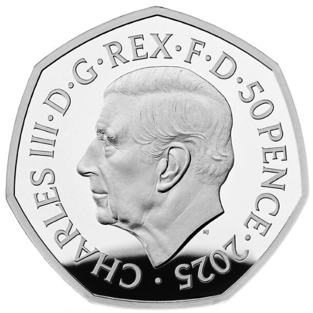 50 pence veľká británia 2025 - red arrows - proof - 50 Pence Veľká Británia 2025 - Red Arrows-2
