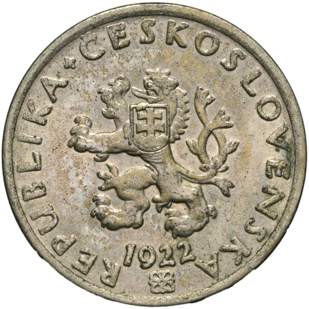 20 halier československo 1922 - 20 Halier ČSR 1922-2