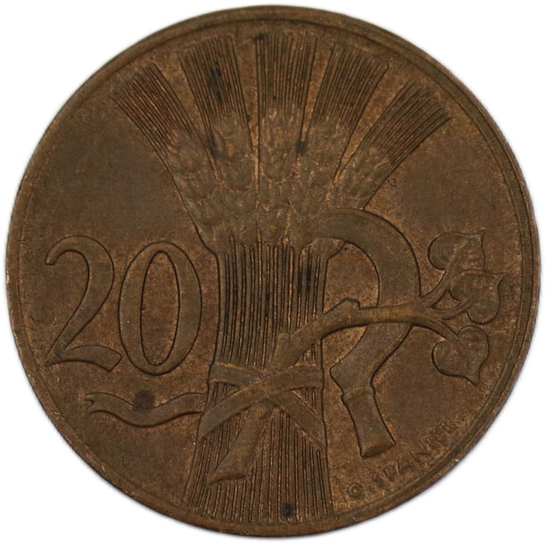 20 halier československo 1950 - 20 Halier ČSR 1950-1
