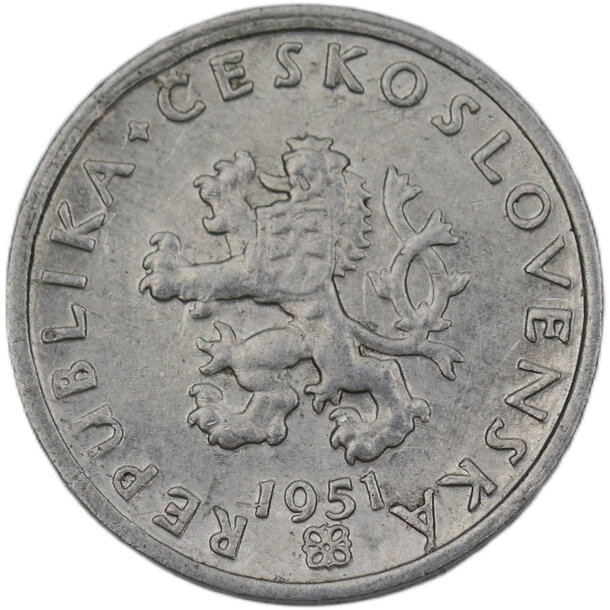 20 halier československo 1951 - 20 Halier ČSR 1951-2