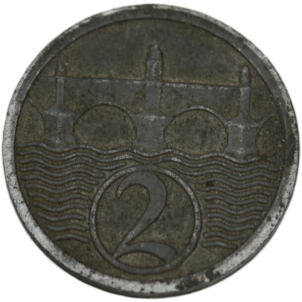 2 halier československo 1925 - 2 Halier ČSR 1925-1