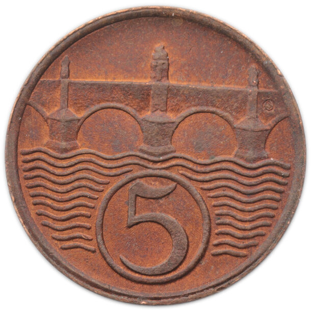 5 halier československo 1938 - 5-hlaier-1938-1