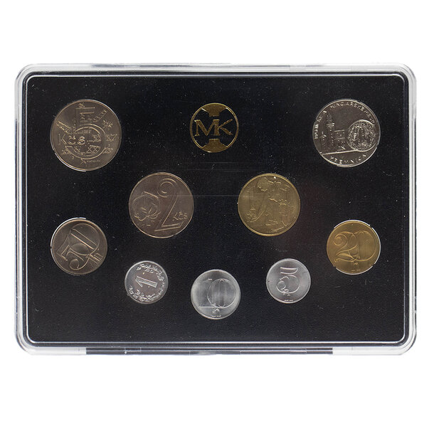 Sada obehových mincí čsfr 1991 - Sada mincí ČSFR 1991 Kremnica-3