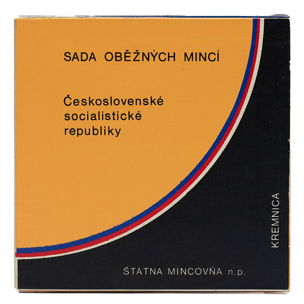 Sada obehových mincí čssr 1987 - Sada mincí ČSSR 1987-1