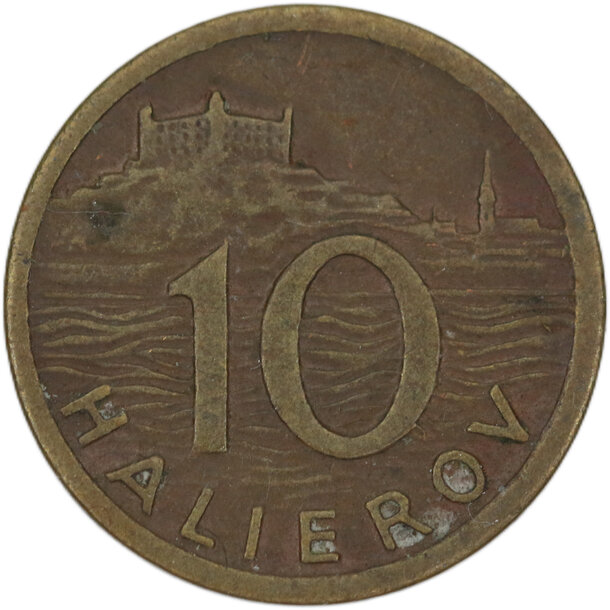 10 halier slovensko 1939 - 10 Halier Slovensko 1939-3