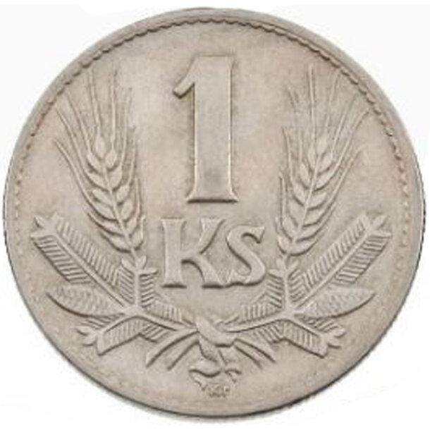 1 koruna slovensko 1941 - 1-Koruna-Slovensko-1941-1-1