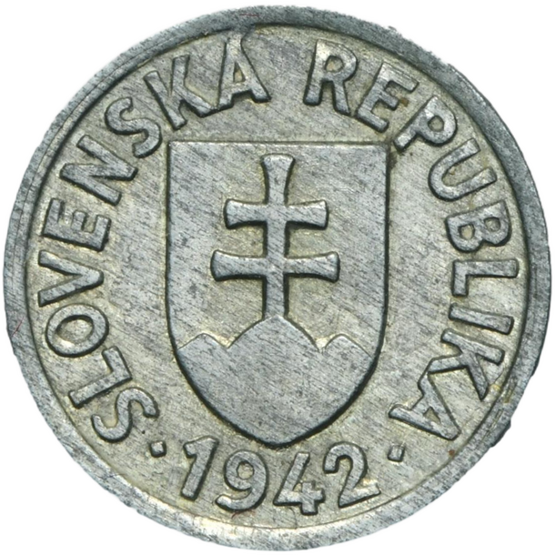 5 halier slovensko 1942 - 5 Halier Slovensko 1942-2