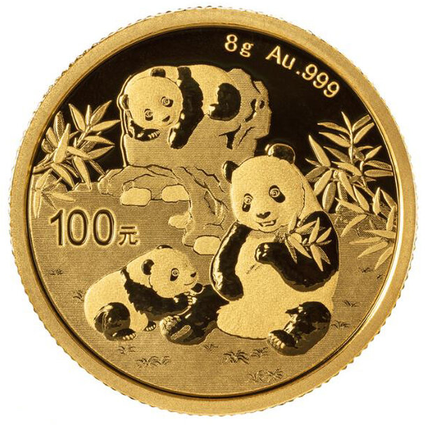 100 yuan čína 2025 - panda - 100-yuan-cina-2025-Panda-8-g-1