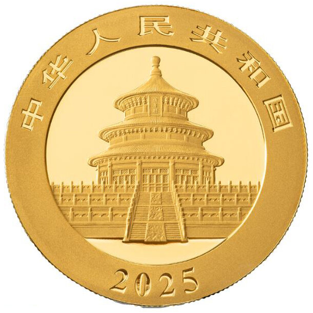 100 yuan čína 2025 - panda - 100-yuan-cina-2025-Panda-8-g-2