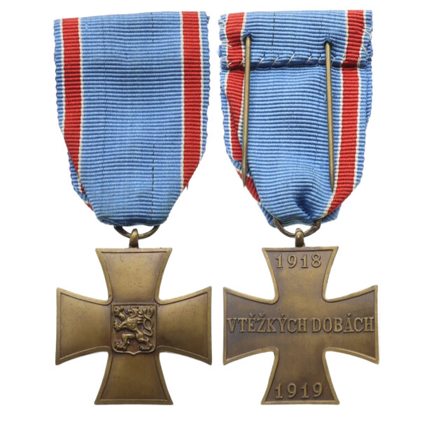 Medaila čsr - čs. dobrovoľníka z rokov 1918-19 - Medaila ČSR - Čs. dobrovoľníka z rokov 1918-19-1