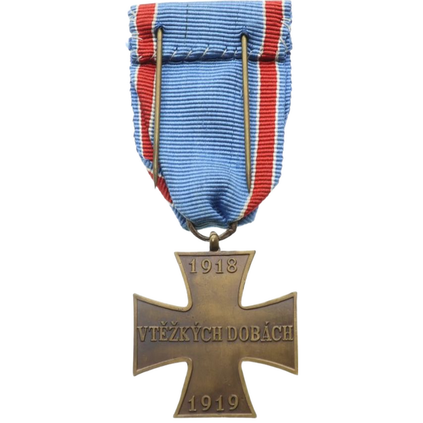 Medaila čsr - čs. dobrovoľníka z rokov 1918-19 - Medaila ČSR - Čs. dobrovoľníka z rokov 1918-19-3