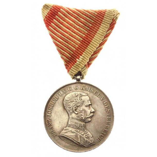 Medaila františek jozef i. - za statočnosť i. trieda - Medaila František Jozef I. - Za statočnosť I. trieda-1