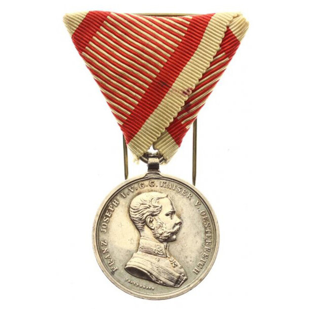 Medaila františek jozef i. - za statočnosť ii. trieda - Medaila František Jozef I. - Za statočnosť II. trieda-1